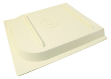 VALTERRA LLC A77019 P SERIES SCRN DOOR SLIDE Replacement For Phillip's/ Creation and Other Brand Screen Doors; 11-11/16 Inch Height x 11-7/8 Inch Width; With Stop; Ivory; Plastic