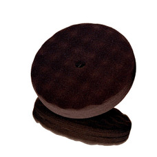 3M 05707 3M PART Used For Cured Paint/ Glaze/ Wax Applicator/ Swirl Mark Removal; Foam; Black; Least Aggressive; 8 Inch Diameter; Quick Connect Type Attachment; Pack Of 6