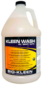 BIO-KLEEN M02509 KLEEN WASH 1 GALLON For Removing Black Streaks/ Water Spots/ Insects/ Dirt/ Dust/ Grime; 1 Gallon Jug; Single