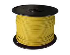 WIRTHCO 81030 CROSSLNK PRIMARY WIRE 14G Stranded Conductor; 14 Gauge; Yellow; 500 Feet Spool; Copper Conductor/ Cross-Linked Polyethylene Insulation