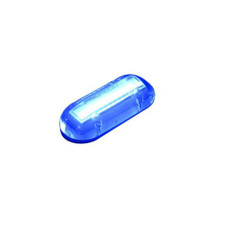 T-H MARINE LED-SM172COB-B-DP BLUE  COB TECHNOLOGY LED Blue LED; 3-1/2 Inch Diameter x 1-1/2 Inch Depth; Clear Lens; Surface Mount; Single; With Hardware