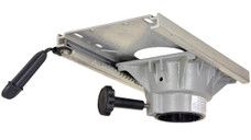 SPRINGFIELD 1100521-1 SLIDE 2-7/8' TRAC-LOCK III Fits 2-7/8 Inch Diameter Post; 5 Inch x 5 Inch Seat Mounting Bolt Pattern; 5-1/4 Inch Forward And Backward Travel Length; 13 Inch Length x 7-1/4 Inch Width; 360 Degree Rotate; Aluminum; Non-Locking