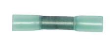 WIRTHCO 80428 16-14 HEATSHRINK BUTT CON Heat Shrink Butt Connector; 16-14 Gauge Wire; Set Of 100; Blue