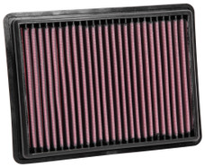 K&N FILTER 33-5069 REPLACEMENT AIR FILTER Washable; Red; Cotton Gauze; Panel