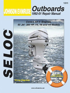 SIERRAMARINE 18-01311 SELOC MANUAL Repair Manual; Johnson/ Evinrude Outboard Engine 1992 To 2001 Repair Manual; English; Paper Format; For Marine Applications