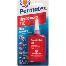 PERMTX-LOCKT 27140 THREADLOCKER 36ML BOTTLE Use With Cylinder Block/ Rocker Arm Studs/ Ring Gear Bolts/ Frame Bolts And Shock Absorber Bolts; 36 Milliliter Bottle