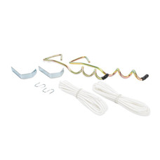 CAMCO 42563 RV AWNING STABILIZER KT Awning Stabilizer Kit; Corkscrew Ground Anchor With Anchor Ropes; Single Kit; With Anchors/ Straps/ Hooks; With Bilingual Package