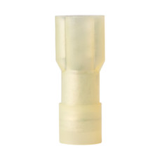ANCOR 211428 NYLON FULLY INSULATED DISCONNECT  F 1/4 Inch Fully Insulated Female Disconnect; 12 To 10 Gauge Wire; Yellow; Nylon Insulation; UL 310/ CE Certified; Pack Of 25