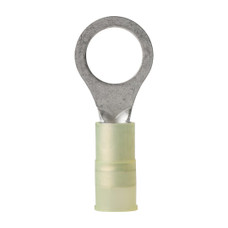 ANCOR 210226 NYLON RING TERMINAL  12-10 3/8'  25 3/8 Inch Ring Terminal; 12-10 Gauge Wire; Tinned Copper Connector/ Nylon Insulation; UL 486C; Yellow; Pack Of 25