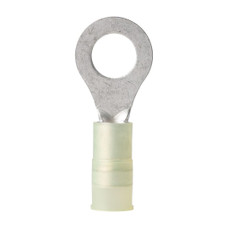 ANCOR 210225 NYLON RING TERMINAL  12-10 5/16'  2 5/16 Inch Ring Terminal; 12-10 Gauge Wire; Tinned Copper Connector/ Nylon Insulation; UL 486C; Yellow; Pack Of 25