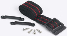MOELLER 042217-10 BATTERY STRAP - BLACK 39' For Moeller Marine Battery; 39 Inch Length; Black; Nylon; With Footman Loops And Stainless Steel Screws