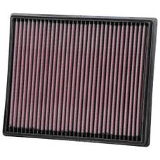 K&N FILTER 33-5116 REPLACEMENT AIR FILTER Washable; Red; Cotton Gauze; Panel