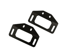 RIGID IND 46715 RIGID 2021 FORD BRONCO ROOF RACK LE Bolt-On; Powder Coated; Mounts Two Lights; Black; Stainless Steel; Set Of 2; Fits Ignite Lights