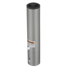 ATTWOOD MARI 238610L1 EXTENSION POST 10' Post Only; Fixed Height Extension Post; 10 Inch Height; 2-3/8 Inch Diameter Post; Anodized; Aluminum; ABYC Code - AN; Without Handle; Bulk Packaging