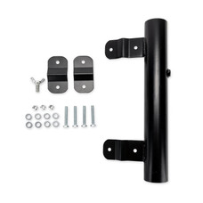 CAMCO 51612 LADDER MOUNT FLAGPOLE HOLDER RV Ladder Mount; For Camco's Fiberglass Flag Pole (51605) And Flag Poles Up To 1-9/16 Inch Diameter; Holds Single Flag; Black; Powder Coated Steel; With 2 Mounting Brackets/ Mounting Hardware/ Thumb Screw