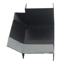 AP PRODUCTS 018-1998-RH CORNER-BLOCK RH NOTCHED 4-1/2 Inch Length x 2-1/2 Inch Width x 3 Inch Thick; Black; Single; Right Hand Notched