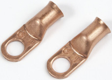 EAST PENN 00545 LUG  COPR 2 GA 1/2 STUD 2 1/2 Inch Eyelet; 2 Gauge; Copper; Set Of 2