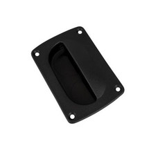 SEA DOG 227320-1 ACETAL FLUSH PULL LARGE BLACK Finger Pull; Rectangle; 3-5/8 Inch Width x 11/16 Inch Depth x 2-3/8 Inch Height; Black; Acetal; UV Resistant; Flush Mount; Single