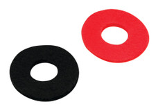 PERFORM TOOL W1658C BATTERY WASHER Protects Top Post Battery Terminal From Corrosion; Treated Felt Washers; Set Of Two Washers; Non-Flammable; Red/ Green