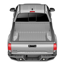 TRAILFX RPRB001TI REAR PRE RUNNER BUMPER TACOMA TI One Piece Design; Direct Fit; Mounting Hardware Included; Black Titanium Powder Coated Steel; OE Sensor Compatible; Hitch Compatible