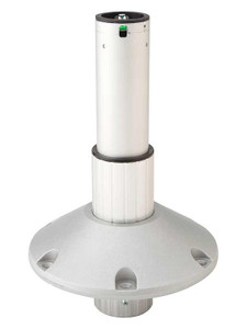 ATTWOOD MARI 278AOP0912-BD-1 ASM-PWRPED 9T12 GRY BD AO Round; 9 Inch Diameter; Gray; ABYC - AO; 9 Inch To 12 Inch Height Base; Bulk Packaging