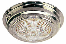 SEA DOG 400203-1 SS LED DOME LIGHT 5' LENS Clear Lens; 5 Inch Round; 12 LEDs; White Bulb; 0.068 Amp @ 12 Volt; Stainless Steel Housing; Surface Mount