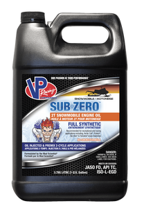 VP FUEL VP7110004 SUB-ZERO  SYN 2T SNOWMOBILE OIL GAL Used For 2-Stroke Engines; Snowmobile Oil; Synthetic; 1 Gallon Jug; Single