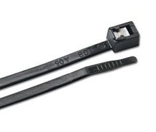 ANCOR 199265 CABLE TIE  SELF-CUTTING  11'  UVB Standard Self Cutting Type; 11 Inch Length; Bag Of 500; UV Black; 50 Pound Tensile Strength
