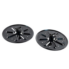 LIPPERT COMP 314667 9' ROUND FOOT PADS Use With Round RV Landing Gear; 9 Inch Diameter; Steel; Set of 2