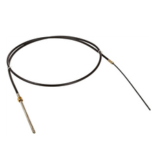 UFLEX USA M66X14 UNIVERSAL QC ROTARY STR CABLE Fits Universal Steering Helm; Rotary Design; 14 Feet Length; Black; Stainless Steel Output End Fitting