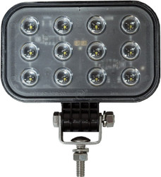 PETERSON MFG M906-MV-AMP LED WORK LGT SQR PED MNT W/AMP HSG 3 Inch x 5 Inch Rectangular; Pedestal Mount; 1000 Lumens; 0.81 Amp At 12 Volt/ 0.41 Amp At 24 Volt; LED; Mfg Pack