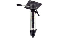 SPRINGFIELD 1601002-L TAPERLOCK POWER-RISE PED LOCK Adjustable Height Pedestal; 13-1/2 Inch To 20 Inch Post Height; 2-3/8 Inch Post Diameter; Anodized; Aluminum; ABYC Code H-31 B; With Seat Mount
