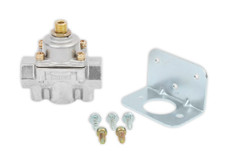 HOLLEY 12-803BP 12-803BP CRBBYPS REG RTRN 4-1/2-9 PSI; 3/8 Inch NPT Inlet/Outlets; Gasoline; Natural; Aluminum; With Mounting Bracket