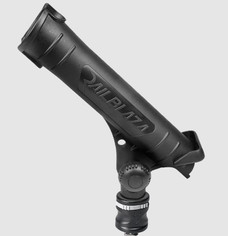 RAILBLAZA 08-4118-11 ROD TUBE WITH MINIPORT TRACMOUNT Track Mount; Holds Single Rod; Compatible With Spinning And Bait Casting; Black; UV Stabilized Fiberglass Reinforced Plastic; 9.9 Inch Width; With MiniPort Track Mount