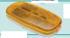 VALTERRA LLC DG52711VP 4X2 AMBER MRKR LIGHT 9 DI LED; Rectangular; 4 Inch Length x 2 Inch Width; Amber Lens; 9 Diode; Surface Mount; Waterproof; With 2 Wires; Single; Retail Package