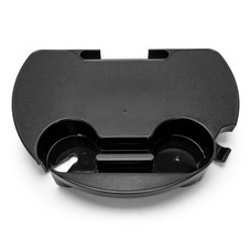 CAMCO 51834 TRAY  ZERO GRAVITY CHAIR Fits Zero Gravity Recliners; With 2 Cup Holders; Black; Polypropylene With UV Protection; With Integrated Hook For Hanging Items