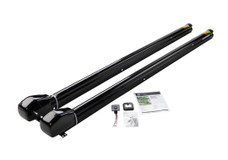 LIPPERT COMP 362243 POWER HDWE XL BLACK For XL Patio Awnings; Fixed Pitch; Powered With Standard Head; 78 Inch From Awning Rail Down; Black; With 2 Arms/ Switch and Wiring Harness/ Fasteners; Full Set