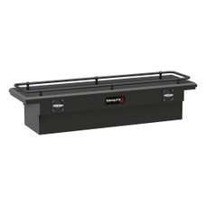 TRAILFX 120693CR LOCK 69 LO PRO RAIL BLK Crossover Low Profile; Single Lid; Diamond Tread; Matte Black; Aluminum; 19-1/4 Inch Length x 69 Inch Width x 13-1/2 Inch Height; With Rail On Lid