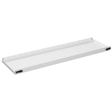 WEATHERGUARD 9165-3-01 SHELF STD XTD 52 Inch Length x 16 Inch Depth; 2 Inch Lip; Without Dividers; White