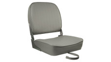 SPRINGFIELD 1040623 ECONOMY COACH GRAY Passenger Seat; High Back Seat; Non-Adjustable; Foldable; 16 Inch Length x 15-1/2 Inch Width x 19 Inch Height; Gray; Injection Molded Plastic Seat With Foam Cushion; Without Headrest; With Strap