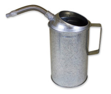 WIRTHCO 94488 SILVER 4 QT  GAL MEASURE CAN 4 Quart Measuring Capacity; Silver; Galvanized Steel; With Flexible Spout