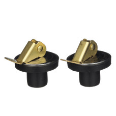 ATTWOOD MARI 7534A3 PLG-BR SNAP DRN  .63 Cam Action Plug; 5/8 Inch Diameter; Neoprene; Aftermarket Packaging