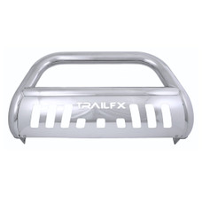 TRAILFX B0042S 3' BULL BAR FORD BRONCO SPT PSS Polished; Stainless Steel; 3 Inch Diameter; With Skid Plate; With Holes For Optional Lighting; 6-1/2 Inch Max Light/ 20 Inch Max Light Bar