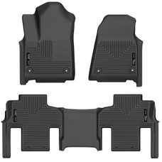 HUSKYLINER 99111 2021 JEEP GRAND WAGONEER - FRO Molded Fit; Raised Ridge; Black; TPO (Thermoplastic Olefin); 3 Piece