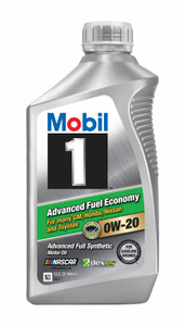 MOBIL 124184 MOBIL 1   0W-20 AFE - 6X1QT. SAE 0W-20; 1 Quart Bottle; Single