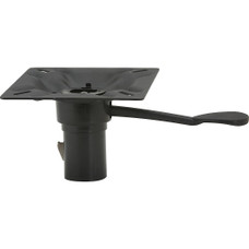 ATTWOOD MARI 238150-1 PLTD ST MNT 0 DEG LH HDLE For Use With 2-3/8 Inch Diameter Posts; Left Handle; 0 Degree Tilt Angle; Plated Steel; ABYC Code - AO; Without Slider; Bulk Packaging