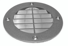 T-H MARINE LV-1-DP 4' BLACK VENT COVER Louver Vents; 5-5/8 Overall Diameter; Black; Single; Fits 4 Inch Hole