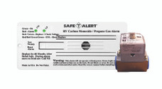 MTI INDUSTRY 35-742-R-WT-Kit COMBINATION CARBON MONOXIDE/PROPANE Detects Both LP And CO Gas; Alerts To Leak With Beeping; With LED Indicator; Flush Mount; 12 Volt Hardwire; White