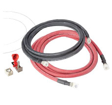 XANTREX LLC 809-082G DC BATTERY CABLES + FUSE M-KIT Eyelet Terminal; 1 Red Positive And 1 Black Negative; With Fuse M-Kit For 900-1300 Watt 12 Volt Inverter Size Range