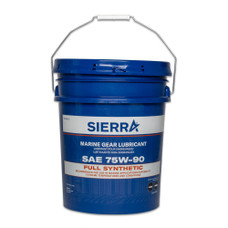 SIERRAMARINE 18-9680-5 SYNTHETIC GEAR LUBE - 5 GAL Single; 5 Gallon Pail; 75W-90; Synthetic; API GL-5/ MIL-L-210E